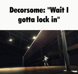 Man Running Saying Decorsome Wait I Gotta Lock In GIF