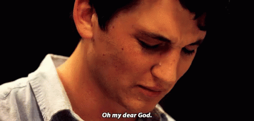 Man's Close Up Saying Oh My Dear God
