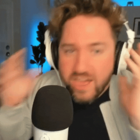 Man's Crazy Bouncy Hair GIF