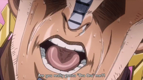 Man's Face Are You Really Gonna Ora Ora Me
