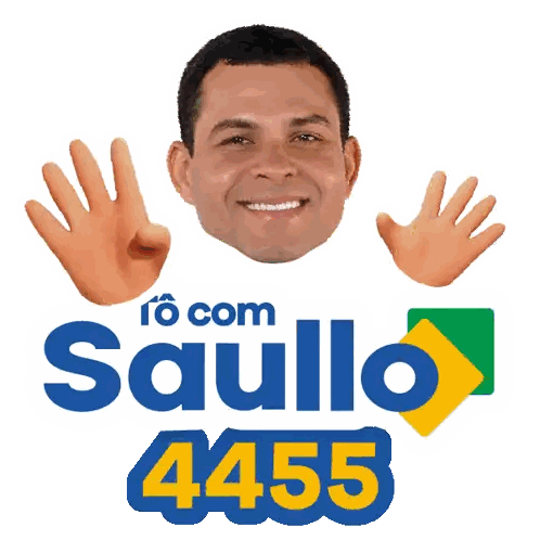 Man's Face Behind Sao Com Saullo Sign