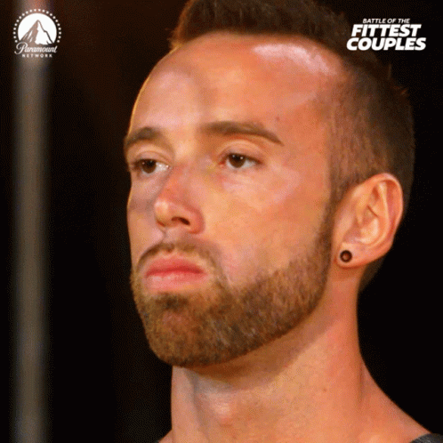 Man's Face Close Up
