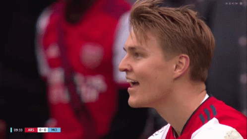 Man's Face During Soccer Match