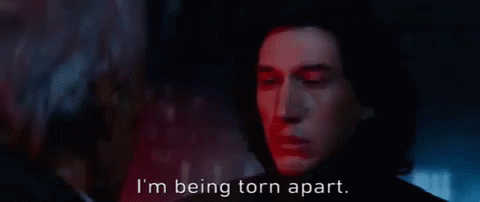 Man's Face I'm Being Torn Apart GIF