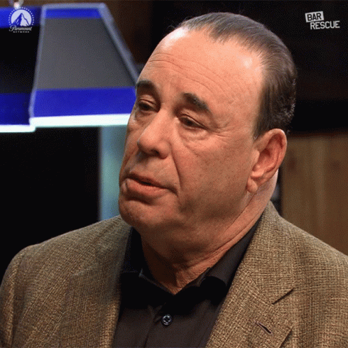Man's Face in Bar Rescue Advertisement