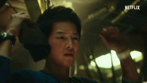 Man's Face In Netflix Trailer GIF