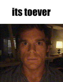 Man's Face It's Toever GIF