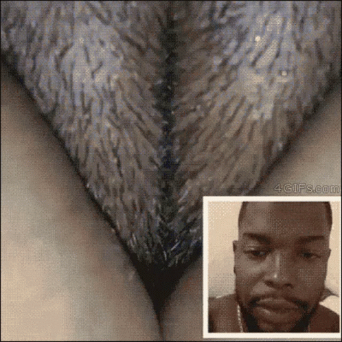 Man's Face Next to Woman's Bottom