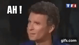 Man's Face Saying Ah