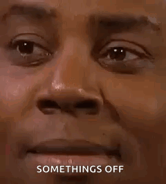 Man's Face Saying Something's Off GIF