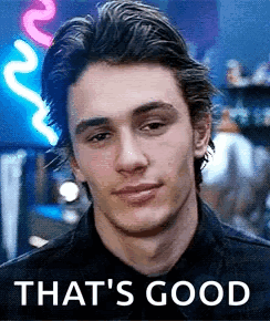Man's Face Saying That's Good GIF