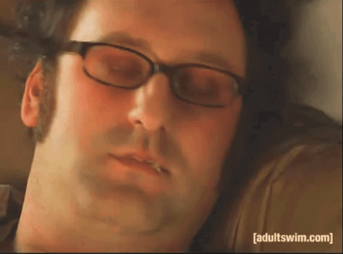 Man's Face With Adult Swim.com GIF
