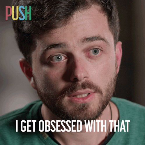 Man's Face With I Get Obsessed With That