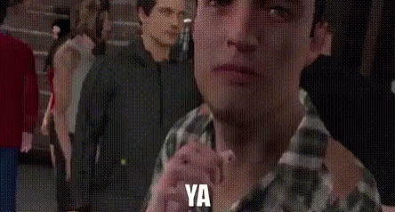 Man's Face With Jazz Caption GIF