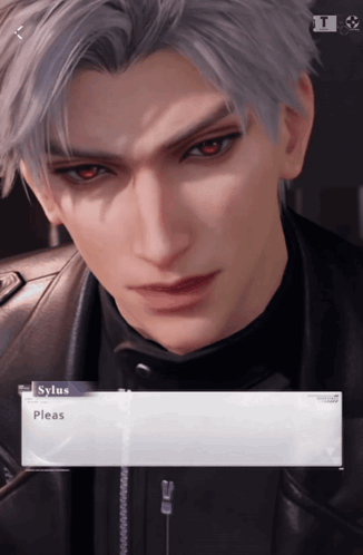 Man's Face With Please Speech Bubble