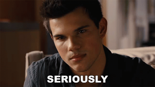 Man's Face With Seriously Above GIF