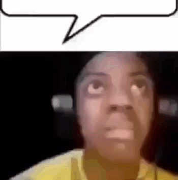 Man's Face With Speech Bubble