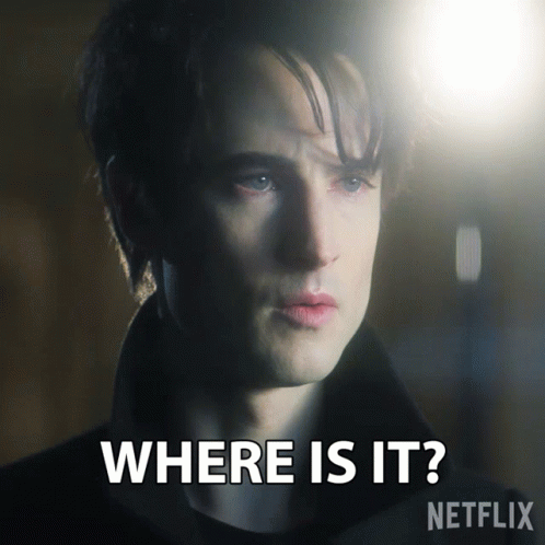 Man's Face With Where Is It GIF