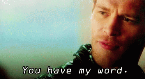 Man's Face With You Have My Word GIF