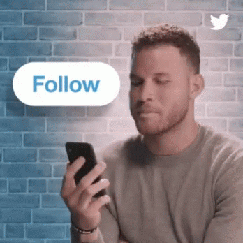 Man's Follow Up Smile GIF