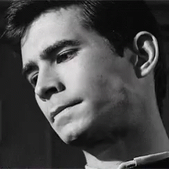 Man's Serious Face Close Up