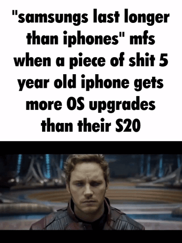 Man Samsungs Last Longer Than iPhones