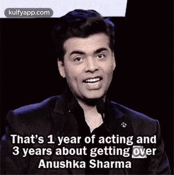 Man Saying 1 Year Acting 3 Years Getting Over