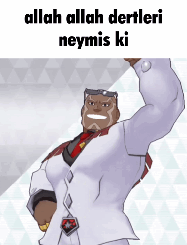 Man Saying Allah Allah Dertleri Neymis Ki