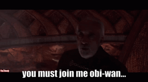 Man Saying And Together We Will Destroy The Sith
