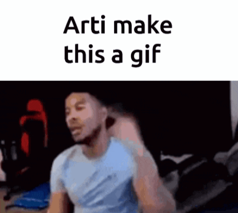 Man Saying Arti Make This a Gif
