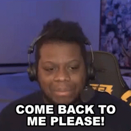 Man Saying Baby Come Back To Me Please GIF