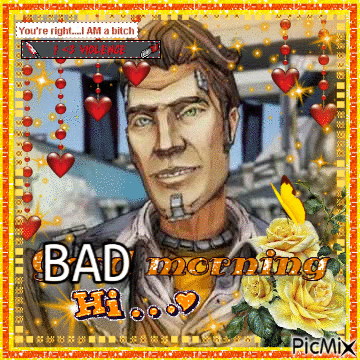 Man Saying Bad Morning Hi GIF
