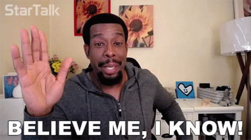 Man Saying Believe Me I Know