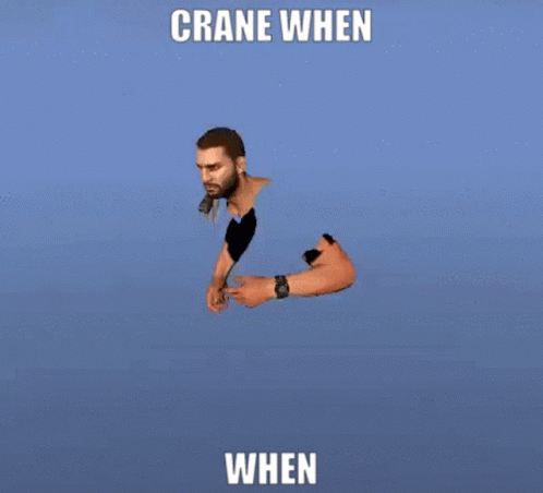 Man Saying Crane When When