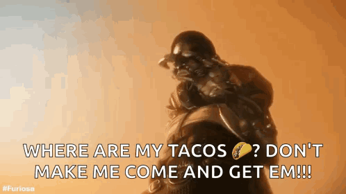 Man Saying Don't Make Me Get The Tacos GIF