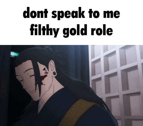 Man Saying Dont Speak To Me Filthy Gold Role