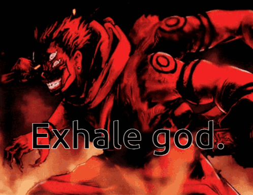 Man Saying Exhale God GIF