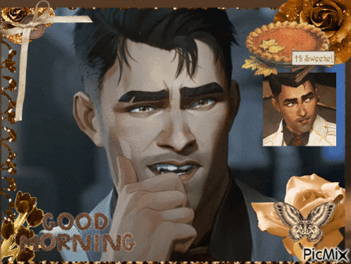 Man Saying Good Morning GIF