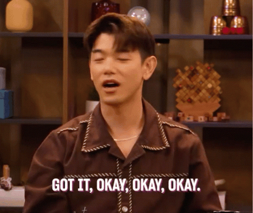 Man Saying Got It Okay Okay Okay