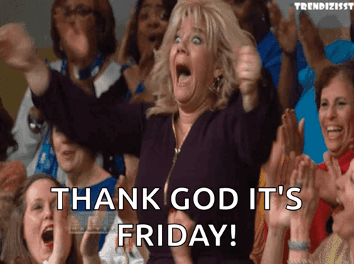 Man Saying Happy Friday GIF