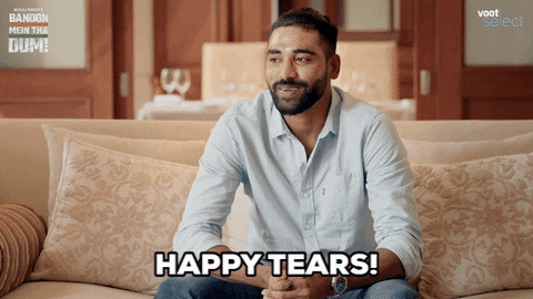 Man Saying Happy Tears GIF