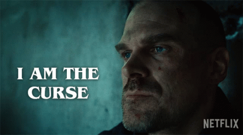 Man Saying I Am the Curse