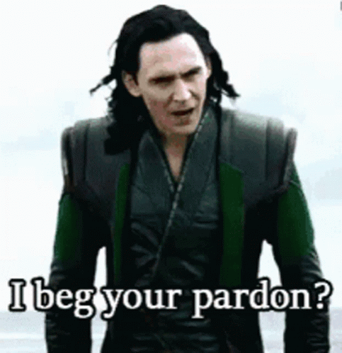 Man Saying I Beg Your Pardon GIF