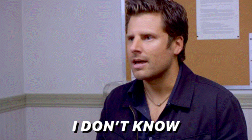 Man Saying I Don't Know GIF