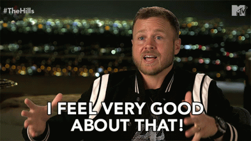 Man Saying I Feel Very Good About That