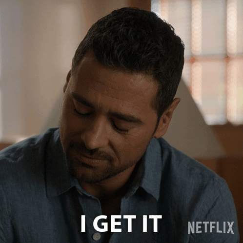 Man Saying I Get It Netflix Ad