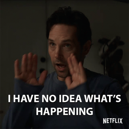 Man Saying I Have No Idea
