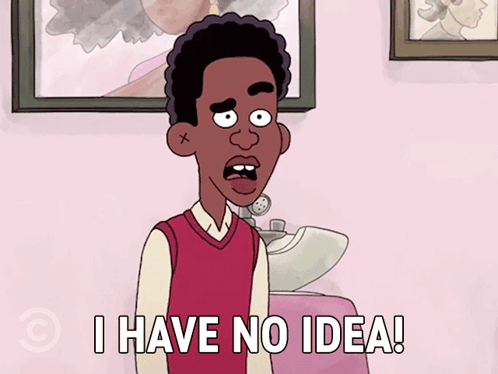 Man Saying I Have No Idea