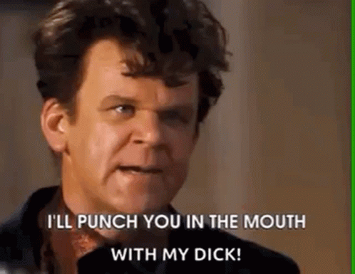 Man Saying I'll Punch You in the Mouth with My Dick