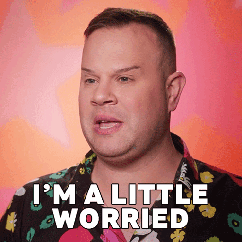 Man Saying I'm a Little Worried